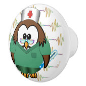 zuster uil keramische knop (Rechts)