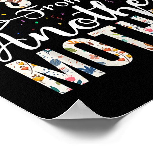 Zuster uit een ander ontwerp voor beste moeder poster (Hoek)