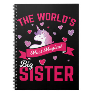 Zuster Unicorn Gift Big Sister Magical Unicorn Notitieboek