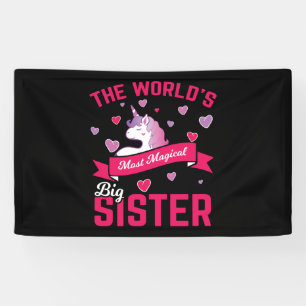 Zuster Unicorn Gift Big Sister Magical Unicorn Spandoek