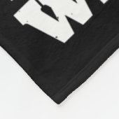 Zuster van borstkanker krijger roze bewustzijn rib fleece deken (Hoek)