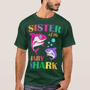 Zuster van de Baby-goudhaai zuster Shark Mot T-shirt