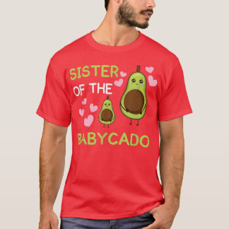 Zuster van de babycado avocado mamacado Guacamole T-shirt