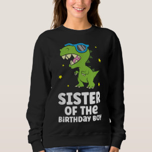 Zuster van de Birthday Boy Dinosaur Birthday Trui