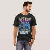 Zuster van de Birthday Boy Matching Family Video G T-shirt (Voorkant volledig)