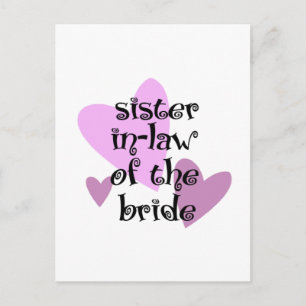 Zuster van de Bride Briefkaart