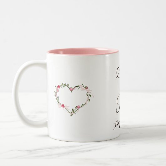 Zuster van de Bride cup Tweekleurige Koffiemok (Links)