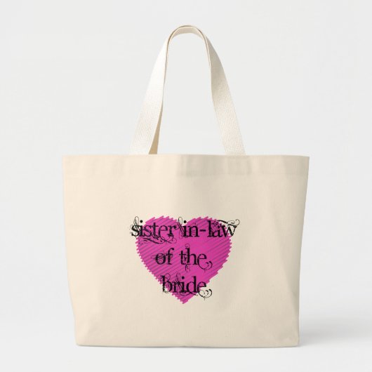 Zuster van de Bride Grote Tote Bag (Voorkant)