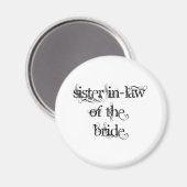 Zuster van de Bride Magneet (Voorkant / Achterkant)