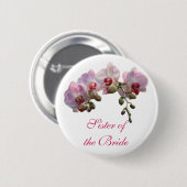 zuster van de bruid/bruidegom ronde button 5,7 cm (Voorkant /achterkant)