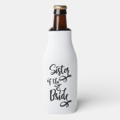 Zuster van de bruid flesjeskoeler (Fles Voorkant)