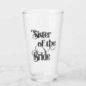 Zuster van de bruid glas (Voorkant)