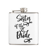 Zuster van de bruid heupfles (Voorkant)