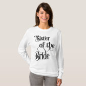 Zuster van de bruid t-shirt (Voorkant volledig)