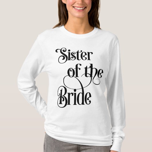 Zuster van de bruid t-shirt (Voorkant)