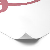 Zuster van de bruid Trouwfamilie bijpassende Poster (Hoek)