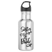 Zuster van de bruid waterfles  (Voorkant)