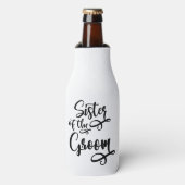 Zuster van de bruidegom flesjeskoeler (Fles Voorkant)