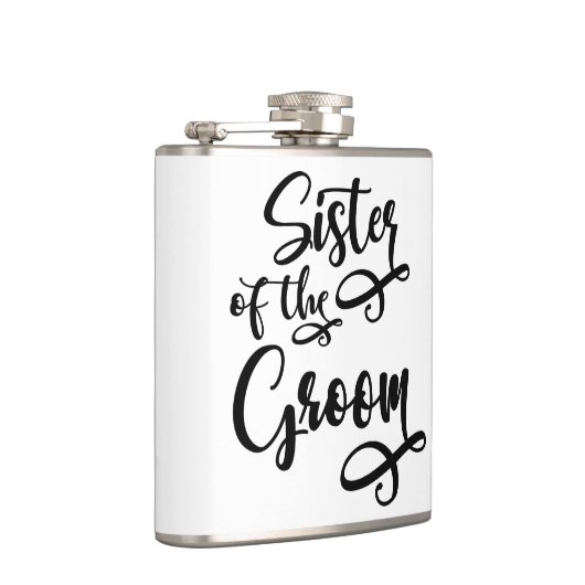 Zuster van de bruidegom heupfles (Rechts)