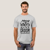 Zuster van de bruidegom t-shirt (Voorkant volledig)