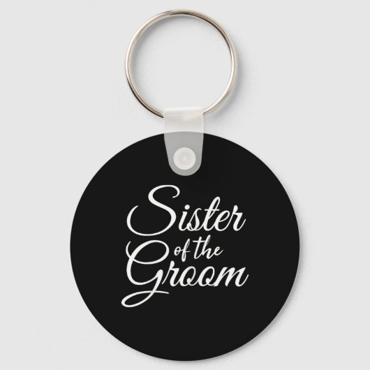 Zuster van de Bruidegom Vrouwen en Kinderen Sleutelhanger (Voorkant)