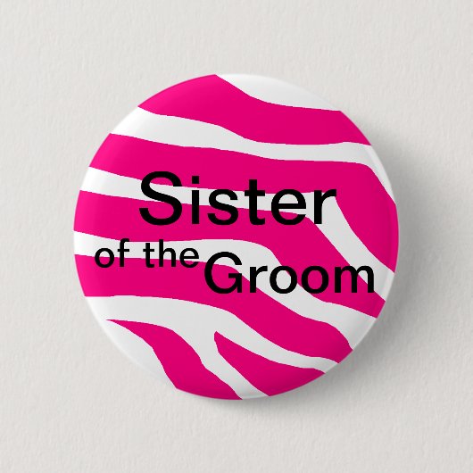 Zuster van de bruine ronde button 5,7 cm (Voorkant)