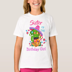 Zuster van de eerste verjaardag fiesta   Mexico T-shirt