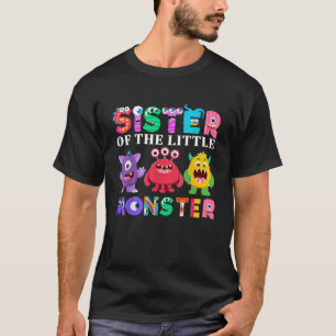 Zuster van de familie van de kleine Monster Birthd T-shirt