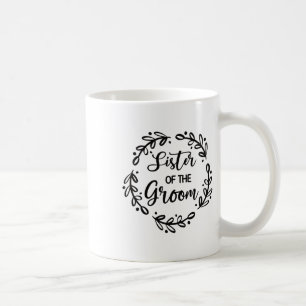 Zuster van de Groom Wedding Day Groom Party Sis Koffiemok