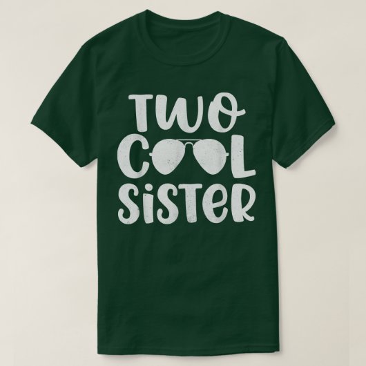 Zuster van de jongen van twee Kol. T-shirt (Design voorkant)