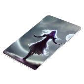 Zuster van de Maan AI Fantasy Digitale Kunst Print Magneet (Linkerzijde)