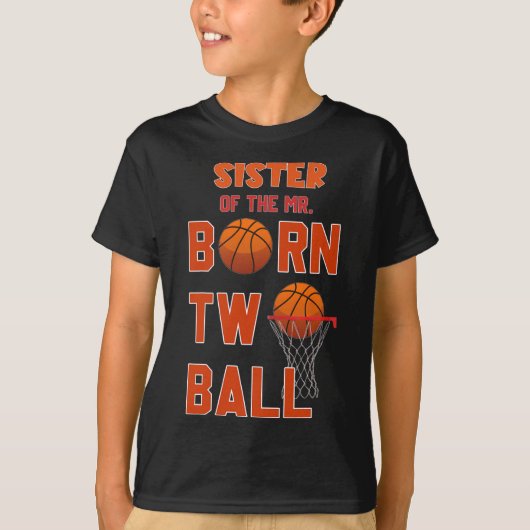Zuster van de meneer Born Two Ll Sketll 2e verjaar T-shirt (Voorkant)