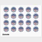 Zuster van de Nationale Garde van het Ford Leger Ronde Sticker (Vel)