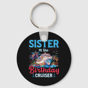 Zuster van de verjaardag Cruiser Funny Cruise Gebo Sleutelhanger