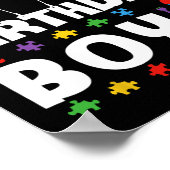 Zuster van de Verjaardag Jongen Autisme Bewustzijn Poster (Hoek)