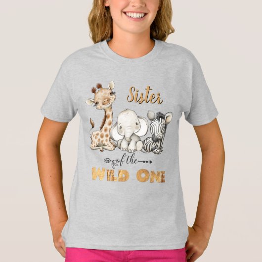 Zuster van de Wilde One Grey T-Shirt (Voorkant)