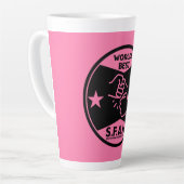 Zuster van een andere meneer latte mok (Linkerhoek)