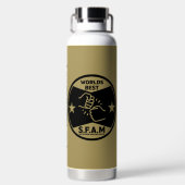 Zuster van een andere meneer waterfles (Achterkant)