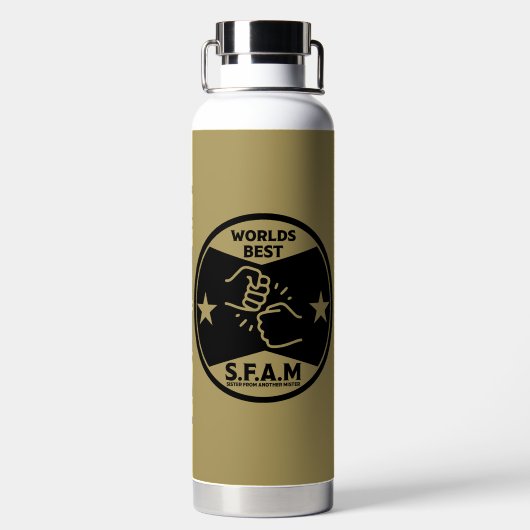 Zuster van een andere meneer waterfles (Achterkant)