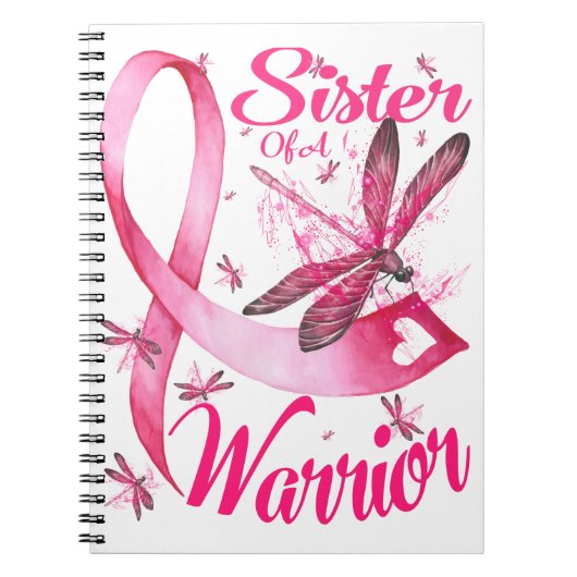 Zuster van een dragonfly-borstkanker van de Warrio Notitieboek (Voorkant)