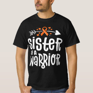 Zuster van een Oranje familie met leukemiekanker T-shirt