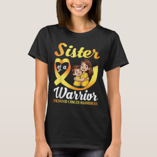 Zuster van een Strijder Kinderkanker Bewustzijn Br T-shirt