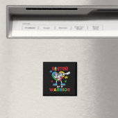 Zuster van een Warrior Autistic Kinder Autism Awar Magneet (Insitu (Vaatwasser))