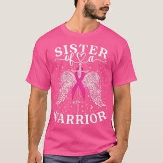Zuster van een Warrior Breast Cancer Awareness Sup T-shirt