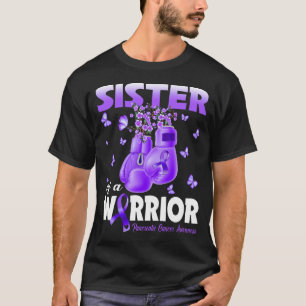 Zuster van een Warrior Pancreatic Cancer Awareness T-shirt