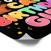 Zuster van het Capy Verjaardagsmeisje Capybara Fam Poster (Hoek)