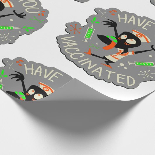 zuster van het halloween-vaccin cadeaupapier (Hoek)