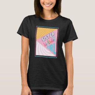 Zuster van het kindermeisje Ice Cream Theme Matchi T-shirt