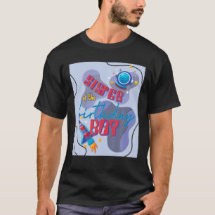 Zuster van het ruimteschip 'Birthday Boy Space' Ma T-shirt