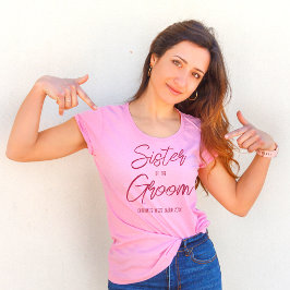 Zuster van het shirt van de Groom, de groep van he